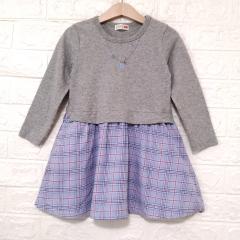 knit planner、100cm、ワンピース、綿、女の子用