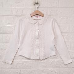 mezzo piano、130cm、ブラウス、綿、女の子用