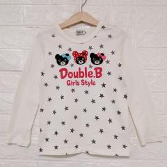 mikihouse DOUBLE.B、120cm、Ｔシャツ、レーヨン、女の子用