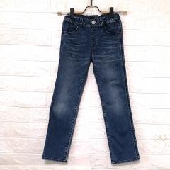 mikihouse DOUBLE.B、120cm、ジーンズ、綿・ポリウレタン、女の子用