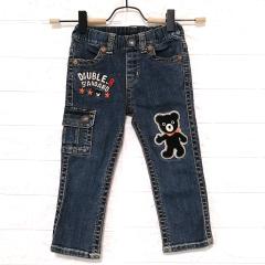mikihouse DOUBLE.B、90cm、ジーンズ、綿・ポリウレタン、男女共用