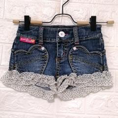 EARTHMAGIC、130cm、ジーンズ、綿・ポリウレタン、女の子用