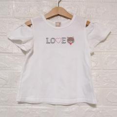 Petit main、110cm、カットソー、綿、女の子用