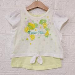 mezzo piano、90cm、カットソー、綿・ポリエステル、女の子用