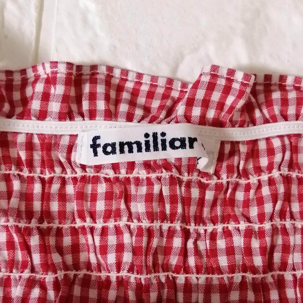 【新品未使用】familiar チュニック90cm familiar チュニック 90cm メリードール｜familiarの子供服の古着通販