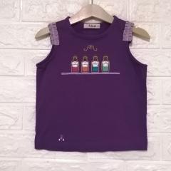 f dash、110cm、カットソー、綿・ポリエステル、女の子用