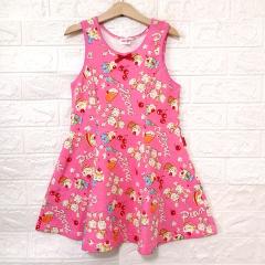 mezzo piano、130cm、ワンピース、綿・ポリウレタン、女の子用