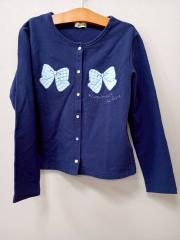 KP、140cm、カーディガン、綿・ポリウレタン、女の子用