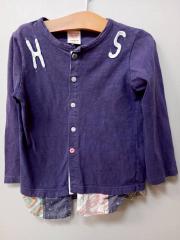 DENIM DUNGAREE、120cm、カーディガン、綿、女の子用