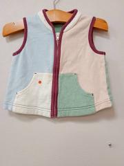 familiar、80cm、ベスト、綿、男女共用