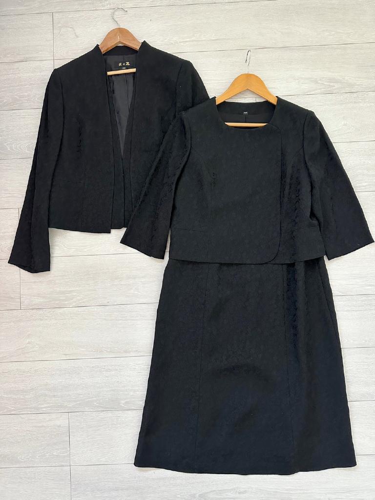 東京イギン ドレス ワンピース 長袖 15 ブラック 230119E