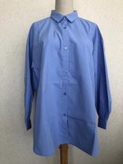 Samansa Mos2 blue、Lサイズ、シャツ・ブラウス