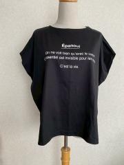 Samansa Mos2 blue、F（フリー）、Tシャツ