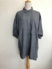 Samansa Mos2 blue、F（フリー）、シャツ・ブラウス