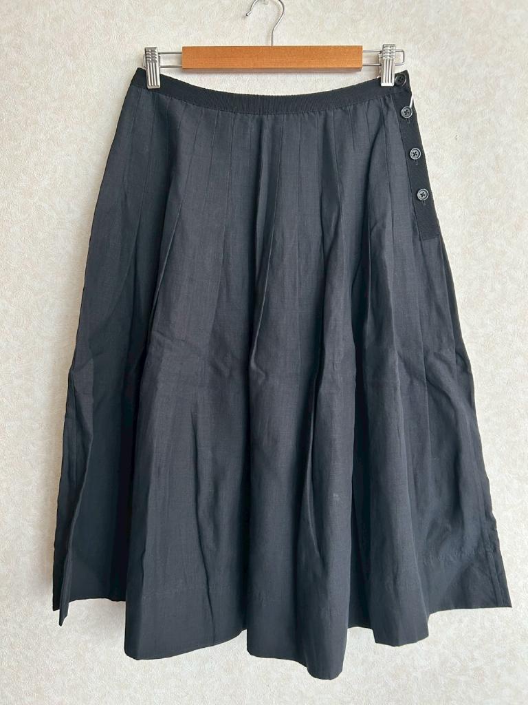 MARGARET HOWELL　スカート LIGHTWEIGHT COTTON LINEN TWILL SKIRT | MARGARET HOWELL