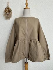 Samansa Mos2 blue、F（フリー）、ブルゾン