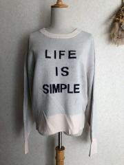 Samansa Mos2 blue、F（フリー）、カットソー