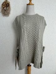 Samansa Mos2 blue、F(フリー)、カーディガン・ボレロ・ベスト