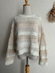 Samansa Mos2 blue、F(フリー)、ニット