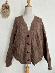 Samansa Mos2 blue、F（フリー）、カーディガン・ボレロ・ベスト