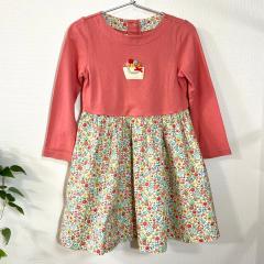 familiar、110cm、ワンピース、綿、女の子用