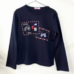 familiar、130cm、Ｔシャツ、綿、女の子用