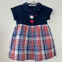 familiar、80cm、ワンピース、綿、女の子用