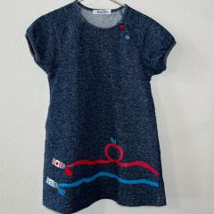 familiar、100cm、ワンピース、綿、女の子用