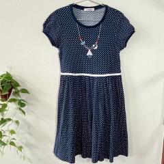 familiar、130cm、ワンピース、綿、女の子用