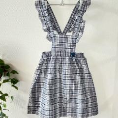 familiar、130cm、サロペット、綿、女の子用