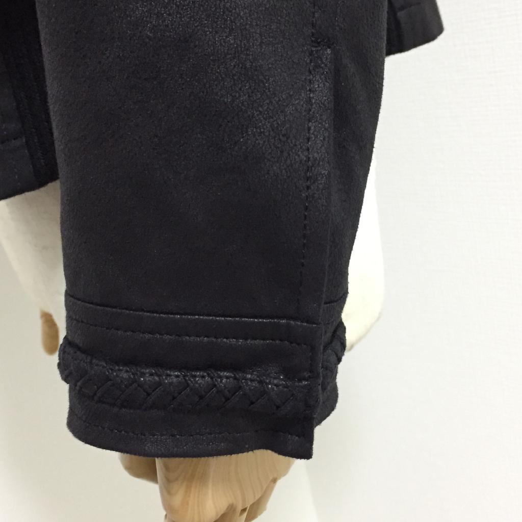 ローズティアラ　レザージャケット　 42 ローズティアラ フェイクレザージャケット 42 Rose Tiara