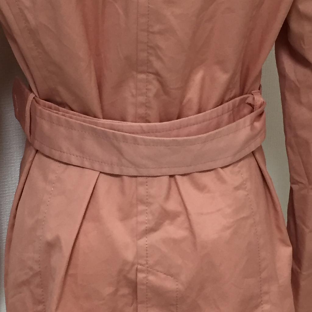 23区　サイズ38 【23区 lab.】TCストレッチ袖ギャザー トレンチコート 23区 lab.】TCストレッチ袖ギャザー トレンチコート ピンク 38号