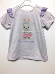 mezzo piano、120cm、カットソー、綿、女の子用