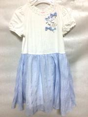 mezzo piano、130cm、ワンピース、綿、女の子用