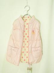 mikihouse HOT BISCUITS、110cm、ベスト、ポリエステル、女の子用