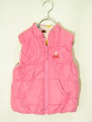 mikihouse HOT BISCUITS、100cm、ベスト、ポリエステル、女の子用