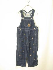 mikihouse、90cm、サロペット、綿、男女共用