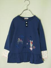 mikihouse、110cm、Ｔシャツ、綿・ポリエステル、女の子用