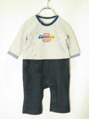 mikihouse、50～70cm、カバーオール、綿・ポリエステル、男の子用