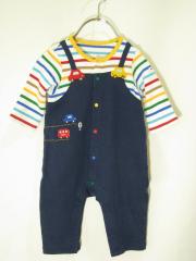 mikihouse、50～70cm、カバーオール、綿・ポリエステル、男の子用