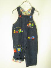 mikihouse、80cm、オーバーオール、綿、男の子用