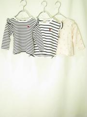Petit main、80cm、Ｔシャツ、綿・ポリウレタン、女の子用