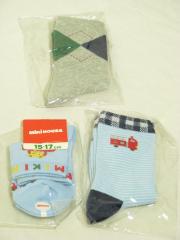 mikihouse、16cm、ソックス、綿・ポリエステル、男の子用