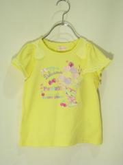 mezzo piano、110cm、Ｔシャツ、綿・ポリエステル、女の子用