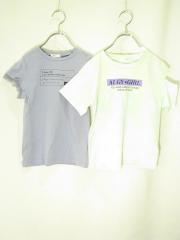 ALGY、130cm、Ｔシャツ、綿・ポリウレタン、女の子用