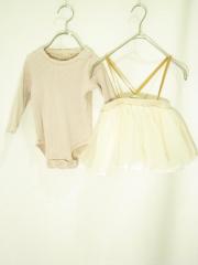 Petit main、80cm、セットもの、綿・ポリエステル、女の子用