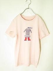 AIGLE、130cm、Ｔシャツ、綿・ポリエステル、女の子用