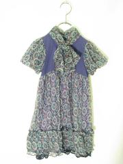 ANNA SUI Mini、100cm、ワンピース、綿・ポリエステル、女の子用