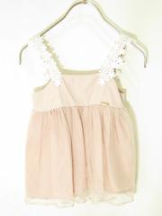 Petit main、90cm、ジャンパースカート、綿・ポリエステル、女の子用