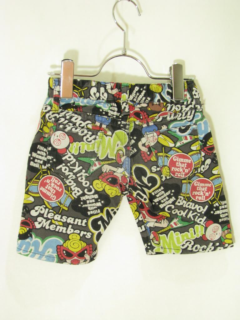 HYSTERIC MINI パンダデザイン デニムパンツ HYSTERIC MINI パンツ 110cm イエローパンダ｜HYSTERIC MINIの